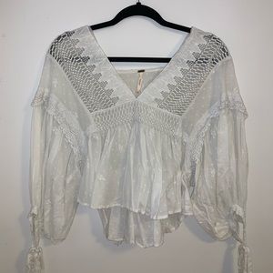 Free people white top